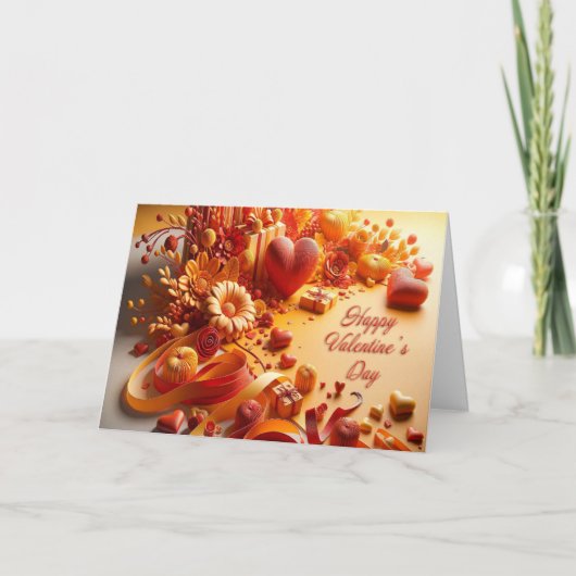 Happy Valentine's Day Kaart (Voorkant)