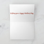 Happy Valentine's Day Kaart (Binnen)