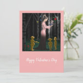 Happy Valentines Day Kaart (Staand voorkant)