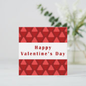 Happy Valentine's Day Kaart (Staand voorkant)