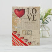 Happy Valentine's Day Kaart (Staand voorkant)