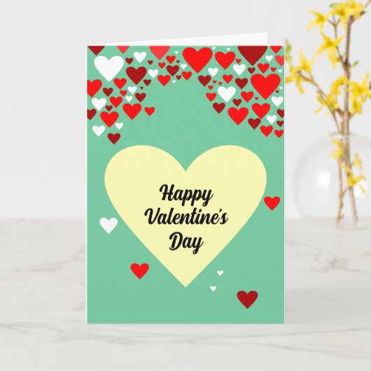 Happy Valentine's Day Kaart (Gele Bloem)