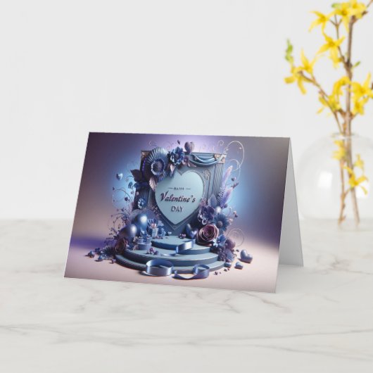 Happy Valentine's Day Kaart (Gele Bloem)