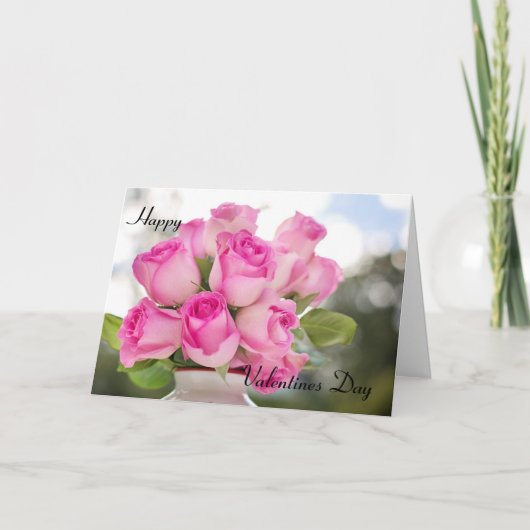 Happy Valentines Day Kaart (Voorkant)