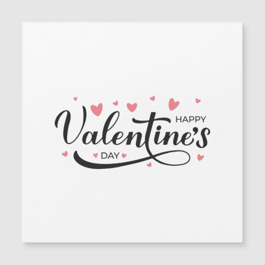 Happy Valentines Day-kalligrafietekettering (Voorkant)