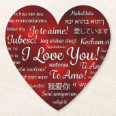 Happy Valentine's Day Kartonnen Onderzetters (Voorkant)