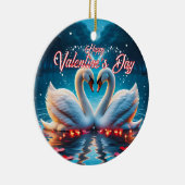 Happy Valentine's Day Keramisch Ornament (Rechts)