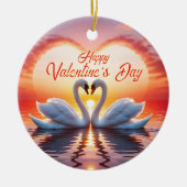 Happy Valentine's Day Keramisch Ornament (Voorkant)