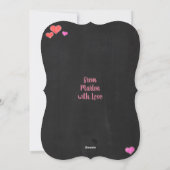 Happy Valentine's Day Kiss 💕 Feestdagenkaart (Achterkant)