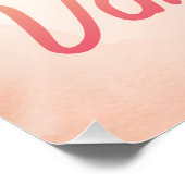 Happy Valentine's Day Kitten Peach Rozen Perfect Poster (Hoek)