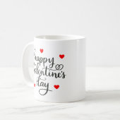 Happy Valentine's Day Koffiemok (Voorkant links)