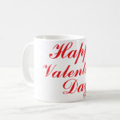 Happy Valentine's Day Koffiemok (Voorkant links)