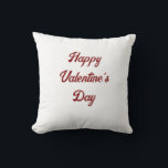 Happy Valentine's Day Kussen<br><div class="desc">Gelukkig Valentijnsdag Sierkussen</div>