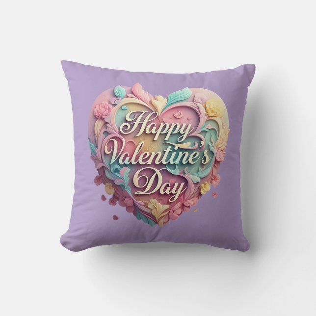 Happy Valentine's Day Kussen (Voorkant)