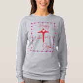 Happy Valentine's Day Ladies T-shirt (Voorkant)