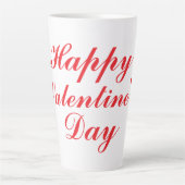 Happy Valentine's Day Latte Mok (Voorkant)