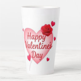 Happy Valentine's Day Latte Mok