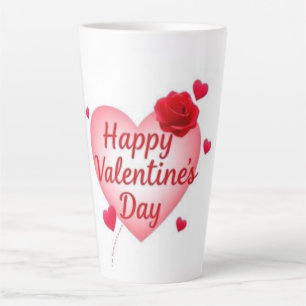 Happy Valentine's Day Latte Mok