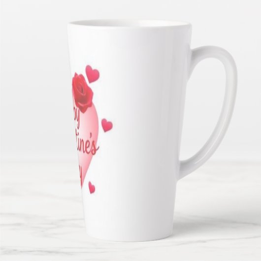 Happy Valentine's Day Latte Mok (Rechts)