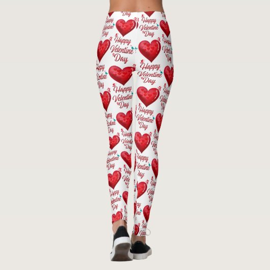 Happy Valentines Day Leggings (Achterkant)