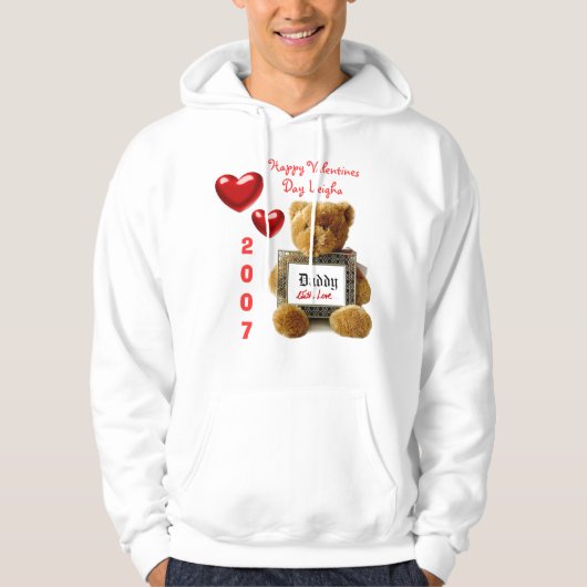Happy Valentines Day Leigha Hoodie (Voorkant)