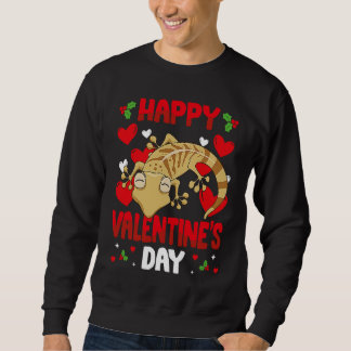 Happy Valentines Day Leopard Gecko Heart Love Anim Trui