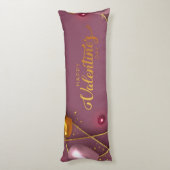 Happy Valentines Day Lichaamskussen (Achterkant (Verticaal))