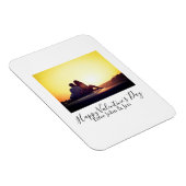 Happy Valentine's day love add name photo simple g Magneet (Rechterzijde)