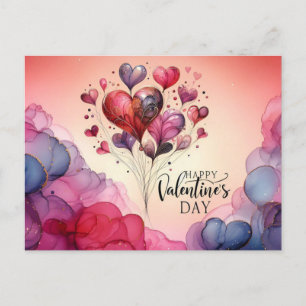 Happy Valentines Day Love beroemd gemaakt door Alc Briefkaart