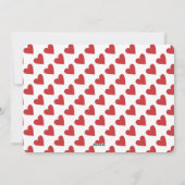 Happy Valentine's Day Love Custom Feestdagenkaart (Achterkant)