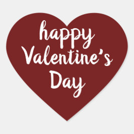 Happy valentine's day, Love Hart Sticker