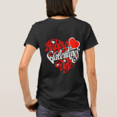Happy Valentine's Day Love Heart T-shirt (Achterkant)