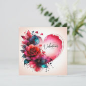 Happy Valentines Day Love Kaarten (Staand voorkant)