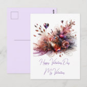 Happy Valentines Day Love Kaarten (Voorkant / Achterkant)