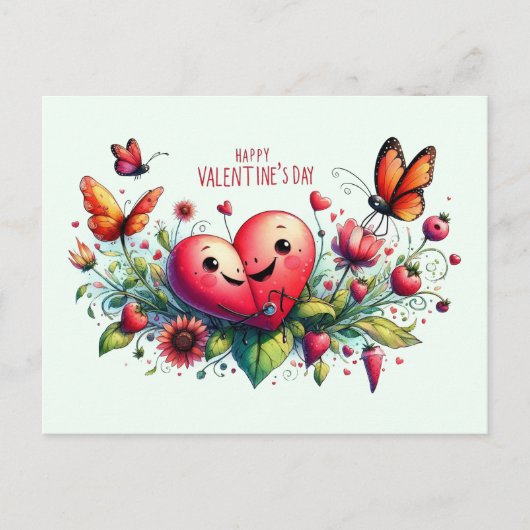 Happy Valentines Day Love Kaarten (Voorkant)