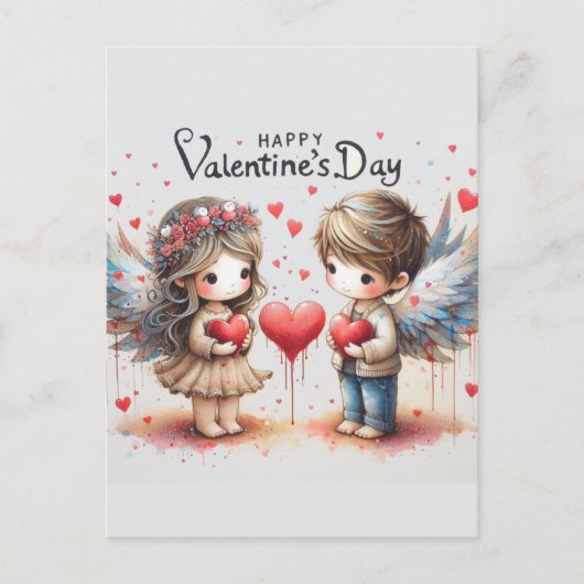 Happy Valentines Day Love Kaarten (Voorkant)