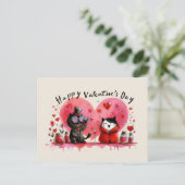 Happy Valentines Day Love Kaarten (Staand voorkant)