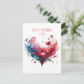 Happy Valentines Day Love Kaarten (Staand voorkant)