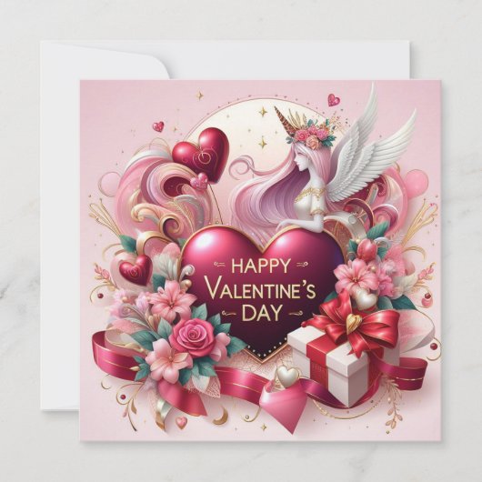 Happy Valentines Day Love Kaarten (Voorkant)