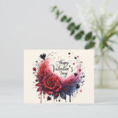 Happy Valentines Day Love Kaarten (Staand voorkant)
