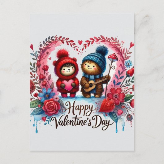 Happy Valentines Day Love Kaarten (Voorkant)