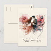 Happy Valentines Day Love Kaarten (Voorkant / Achterkant)