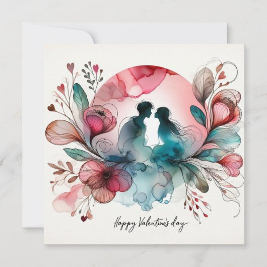 Happy Valentines Day Love Kaarten (Voorkant)