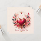 Happy Valentines Day Love Kaarten (Voorkant / Achterkant in situ)