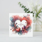 Happy Valentines Day Love Kaarten (Staand voorkant)