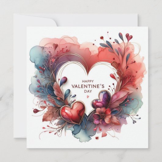 Happy Valentines Day Love Kaarten (Voorkant)