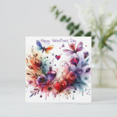 Happy Valentines Day Love Kaarten (Staand voorkant)