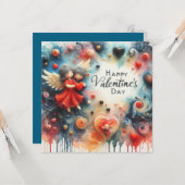 Happy Valentines Day Love Kaarten (Voorkant / Achterkant in situ)