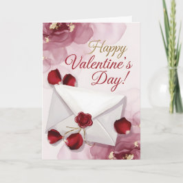 Happy Valentine's Day! Love Letter Feestdagen Kaart