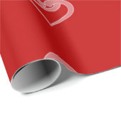 Happy Valentines Day Love Pattern Cadeaupapier (Rol Hoek)